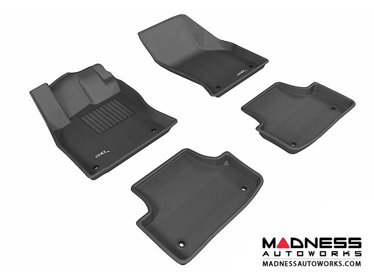 Audi A3/ S3 Floor Mats (Set of 4) - Black by 3D MAXpider (2015-)